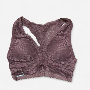 Marilyn Monroe Lace Bralette in Mauve